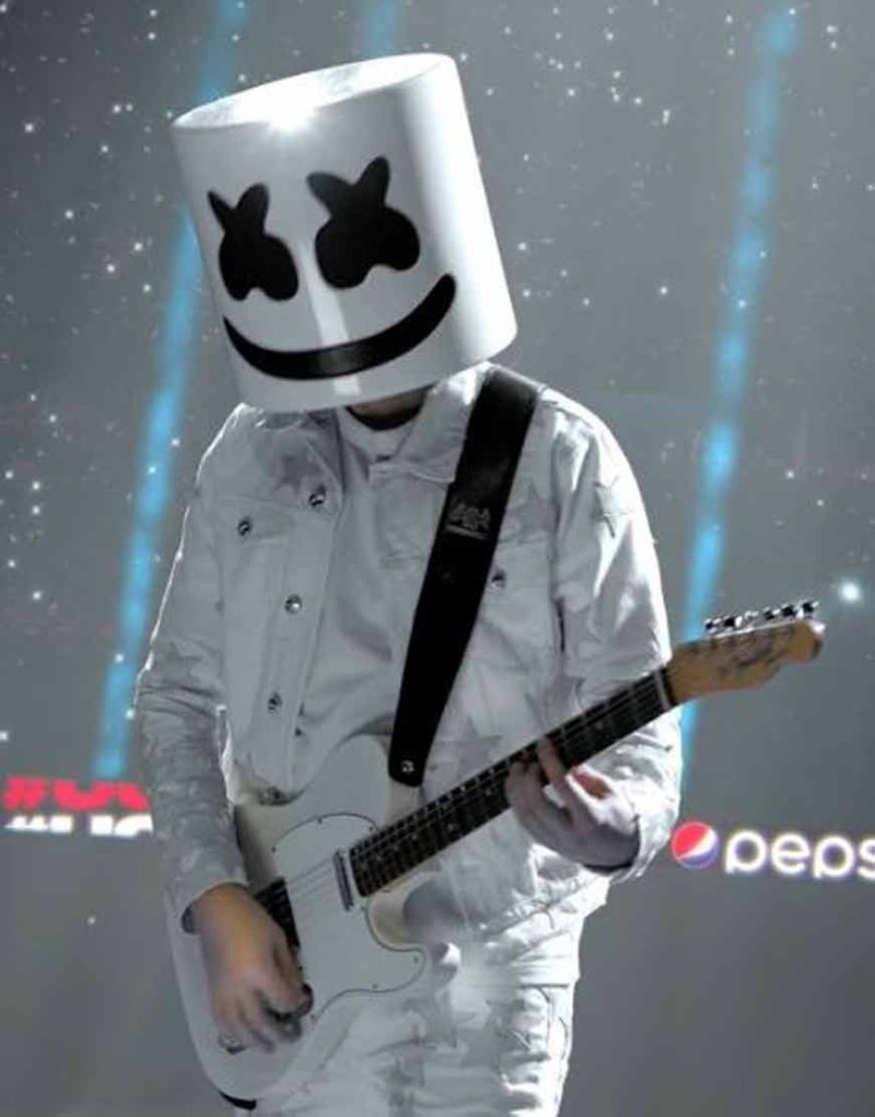 Marshmello UEFA Final White Jacket
