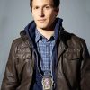 BROOKLYN NINE-NINE Andy Samberg brown leather jacket