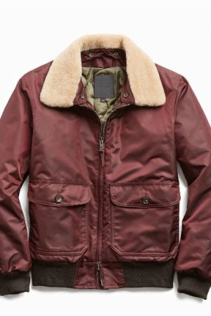 Men todd snyder golden bear shearling collar jacket.