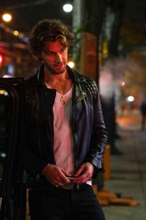 SexLife Brad Simon Black Leather Jacket