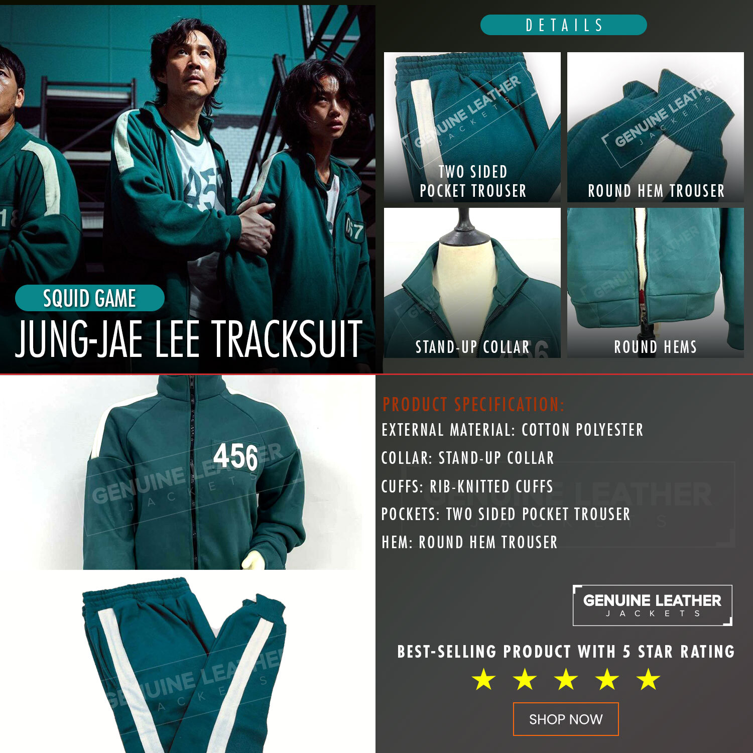 Squid Game Green tracksuit 
