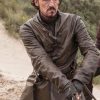 Game Of Thrones Bronn Brown Leather Jacket