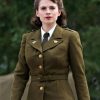 Captain America The First Avenger Peggy Carter Green Coat