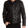 Classic Black Trucker Jacket
