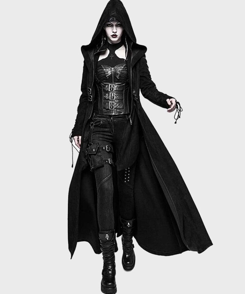 Gothic Dark Angel Trench Coat