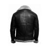 Mens FUR Aviator Flying Pilot Bomber Jacket