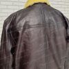 Mens FUR Aviator Flying Pilot Bomber Black and Brown Leather Jacket