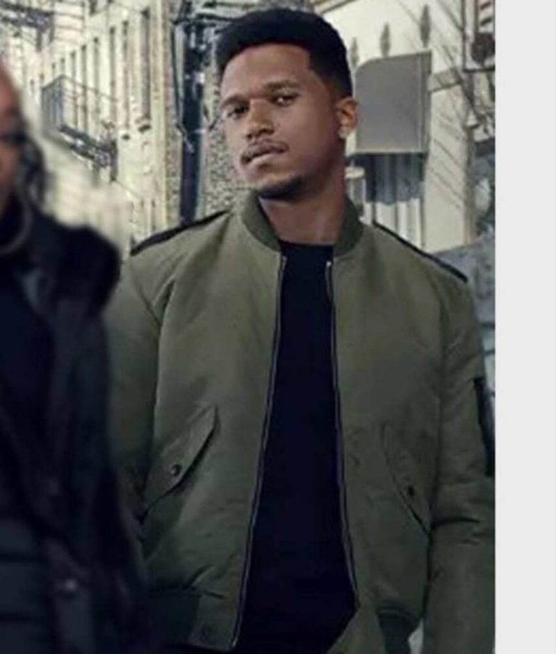 Power Book II Ghost Ezekiel Cross Bomber Jacket