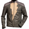 Shazam Billy Batson gray Leather Jacket