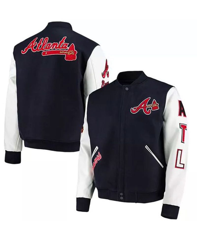 Men’s Atlanta Braves ATL Letterman Jacket