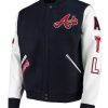 Men’s Atlanta Braves ATL Letterman Jacket