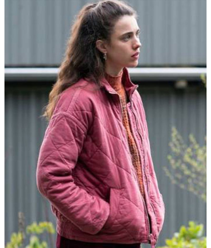 Maid Margaret Qualley Pink Jacket