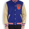 Men’s New York Knicks Blue Varsity Jacket