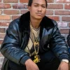 BMF Demetrius ‘Lil Meech’ Flenory Black Leather Jacket
