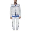 CULT OF INDIVIDUALITY SAINTS N SINNERS DENIM JACKET