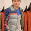 Front view of Cherry Tom Holland Jacket