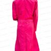 Emily In Paris Lily Collins Pink Coat back