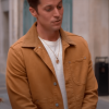 Emily in Paris S02 Lucas Bravo Light Brown Jacket