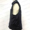 Harley Davidson Black Leather Vest for Bikers side