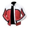 Men's Freddie Mercury Bohemian Rhapsody Concert Red & White Leather Jacket