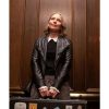 Only Murders in The Building Jan Black Leather Jacket