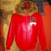 Pelle Pelle Fur Trim Bomber Leather Jacket