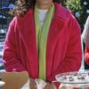 The Christmas Promise 2021 Karen Pink Coat