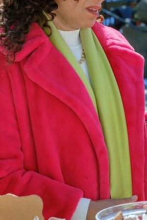 The Christmas Promise 2021 Karen Holness Pink Coat