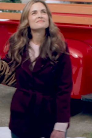 The Christmas Promise Nicole Graham Purple Coat