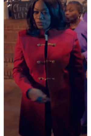 The Jenkins Family Christmas Baneatta Red Coat