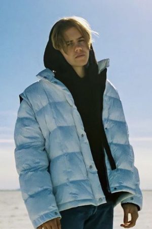 The Kid Laroi White puffer Jacket
