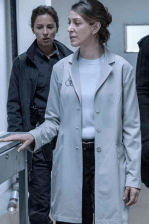 The Walking Dead Natalie Gold White Coat