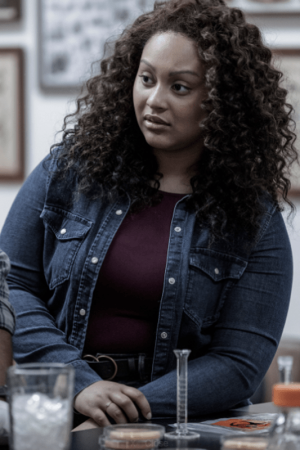 The Walking Dead S02 Aliyah Royale Blue Denim Jacket