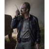 The Walking Dead Simon Black Bomber Jacket