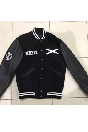 The Weeknd Award Tour XO Varsity Black Jacket