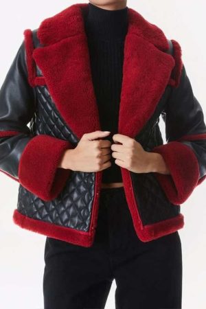 Women’s Aviator Pilot Style B3 Shearling Jacket