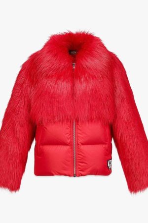 Women’s Faux Fur Puffer Jacket