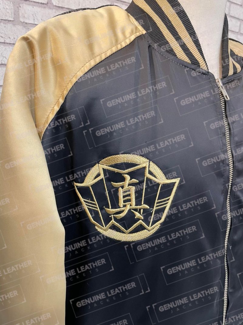 Yakuza Mad Dog Majima Rib-Knitted Cuffs Jacket