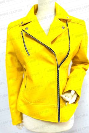 Yellow Bellivera Womens Jacket front