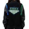 Aleali May Air Jordan Varsity Jacket back view
