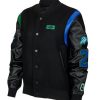 front view Aleali May Air Jordan Varsity Jacket