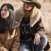 Beth Dutton Yellowstone Fur Shawl Collar Coat Random