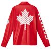 BAck side The Olympic 2021 Canada Red Printed Jacket