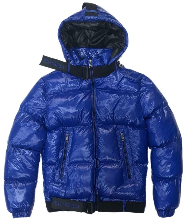 8th District Bubble Hoodie Blue color