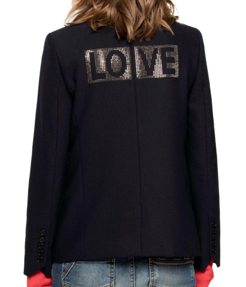 Back View Jill Biden First Lady Love Blazer