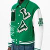 Green Louis Vuitton Varsity Jacket side picture