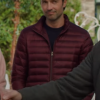 making spirits bright Carlo Marks maroon jacket