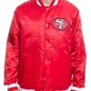 Red Color 49ers San Francisco Bomber Jacket