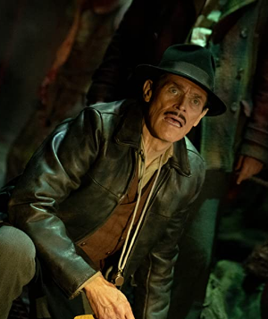 nightmare alley Willem Dafoe leather jacket