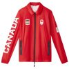 Front Side The Olympic 2021 Canada Red Printed Jacket